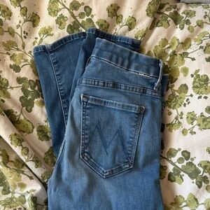 Mother high waisted looker crop